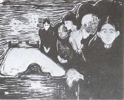 Edvard Munch Death oil painting on canvas